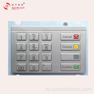 Төлөм күркөсү үчүн Mini Size Encryption PIN аянты